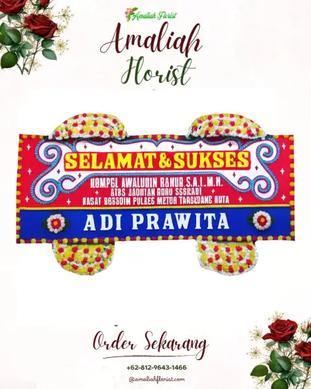 Papan Bunga Ucapan Selamat Kawungluwuk